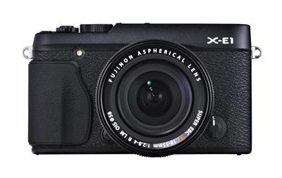 X-E1 front black with 18-55mm